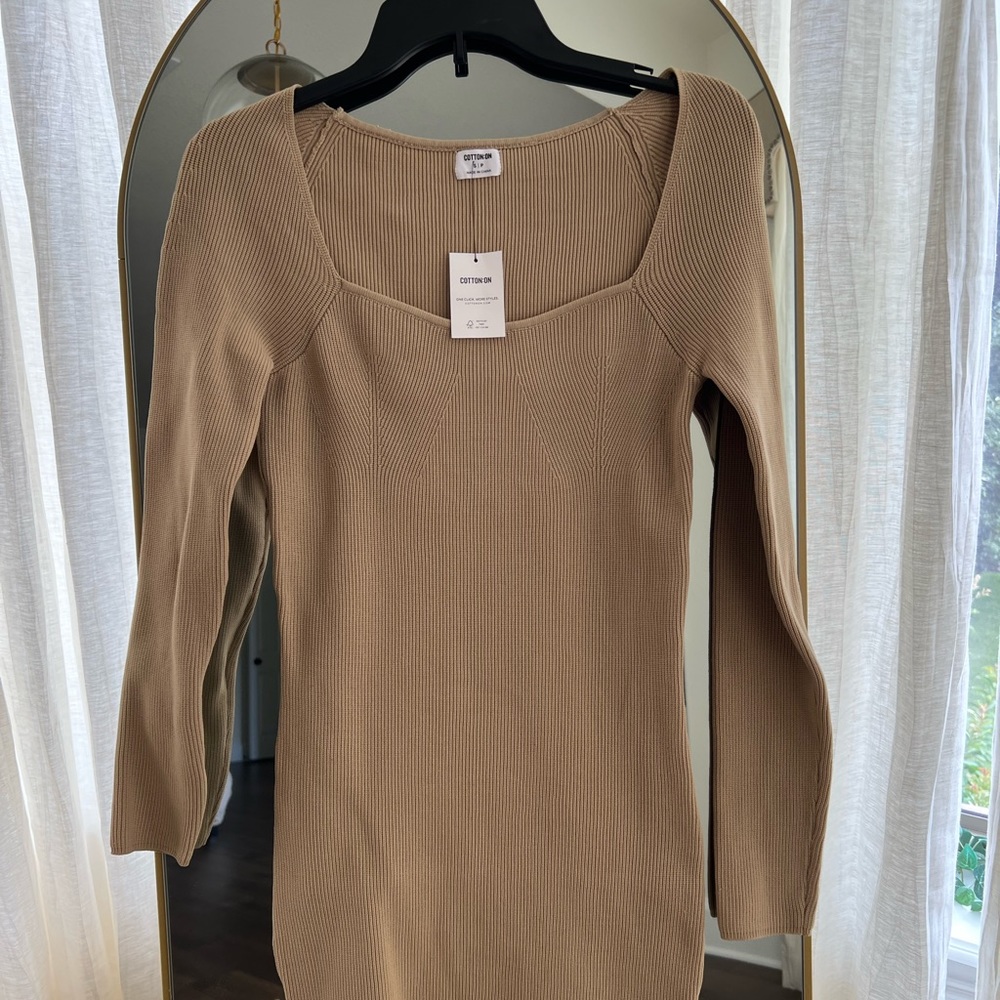 Long sleeve midi dress